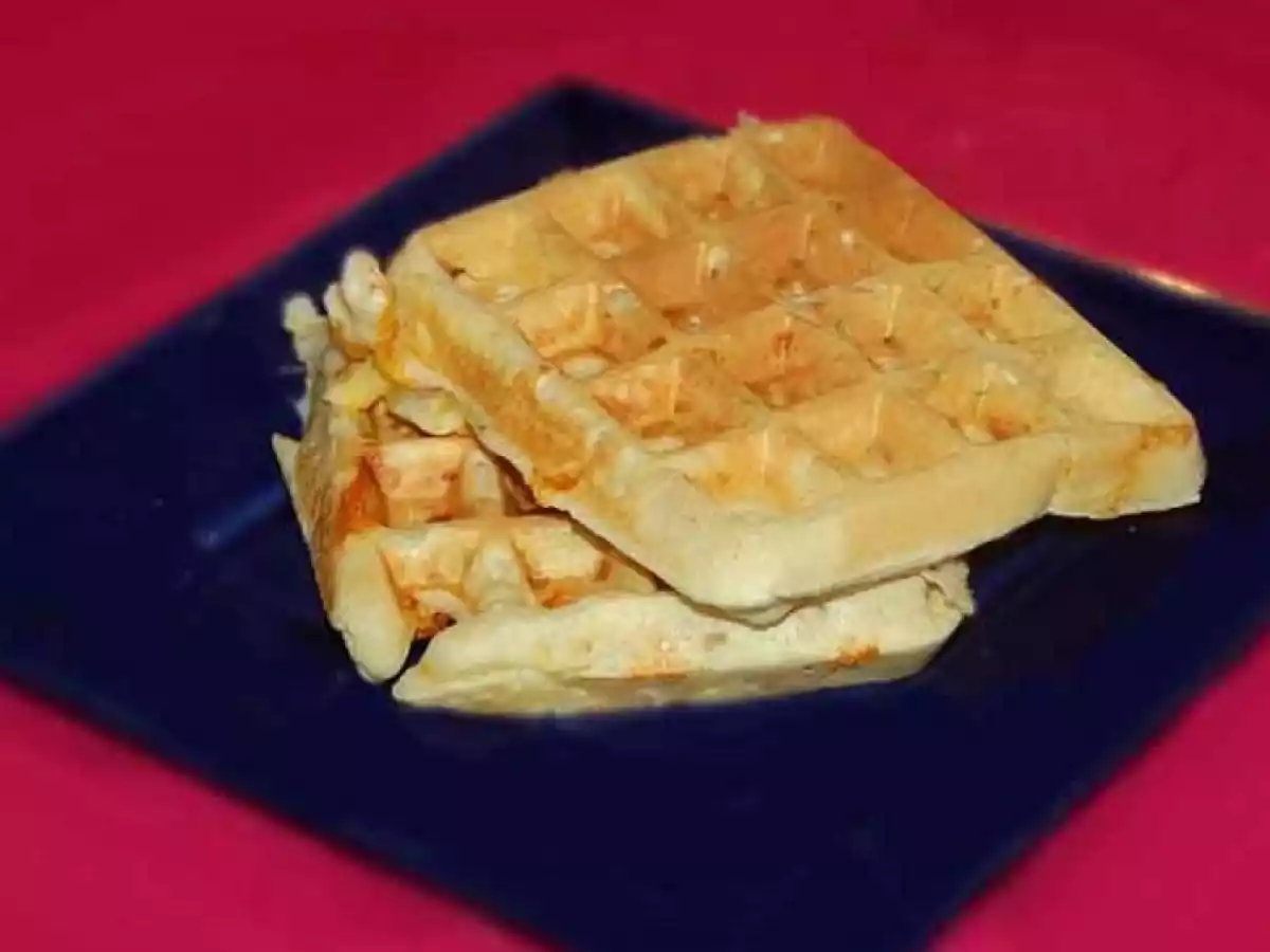 Gaufres de pommes de terre au comté (gaufres salées) :