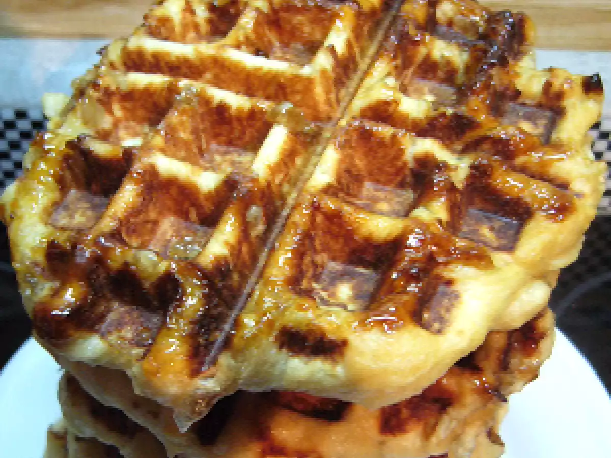 Gaufres liégeoises à la cannelle