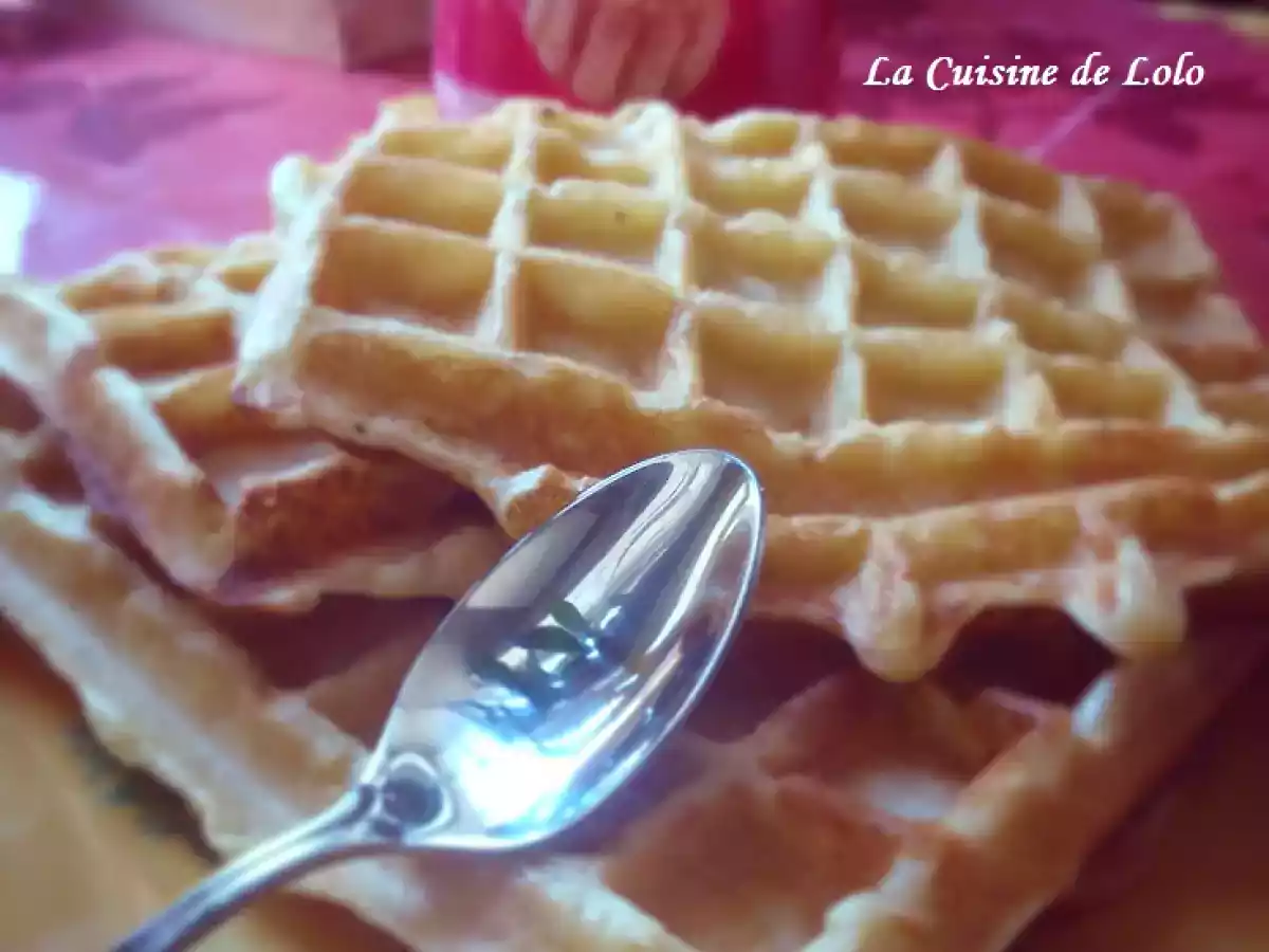 Gaufres moelleuses et croustillantes