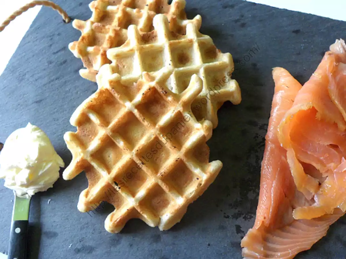 Gaufres salées au sarrasin
