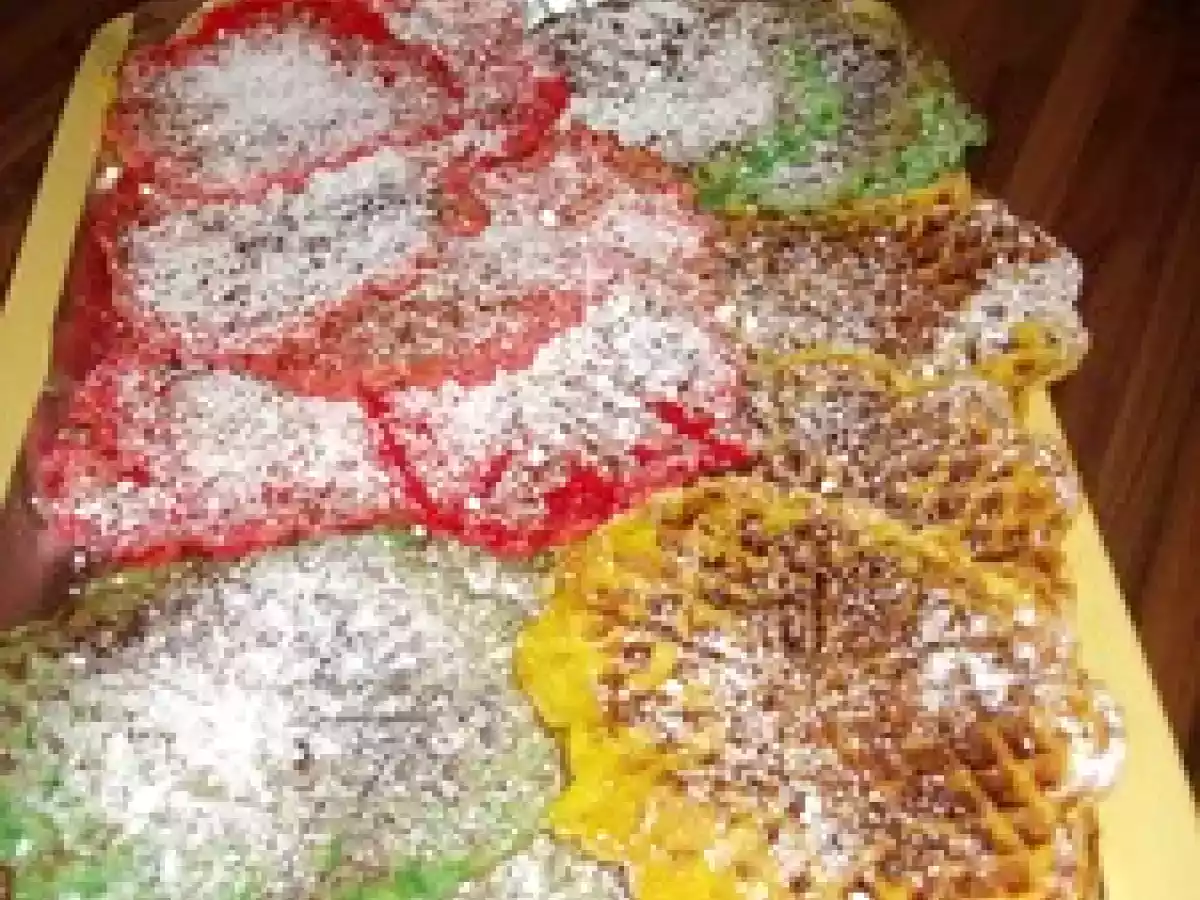 Gaufres thermomix colorées