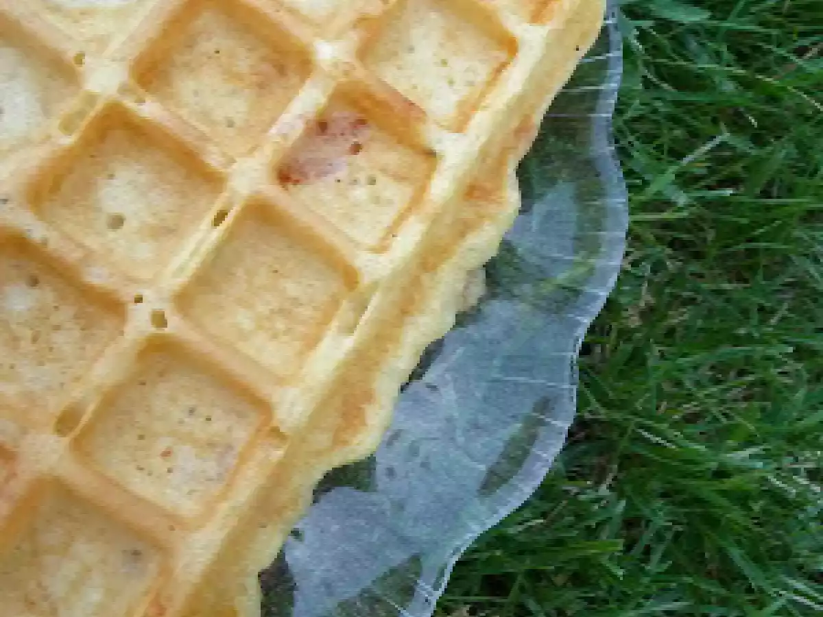 Gaufres tomates séchées basilic