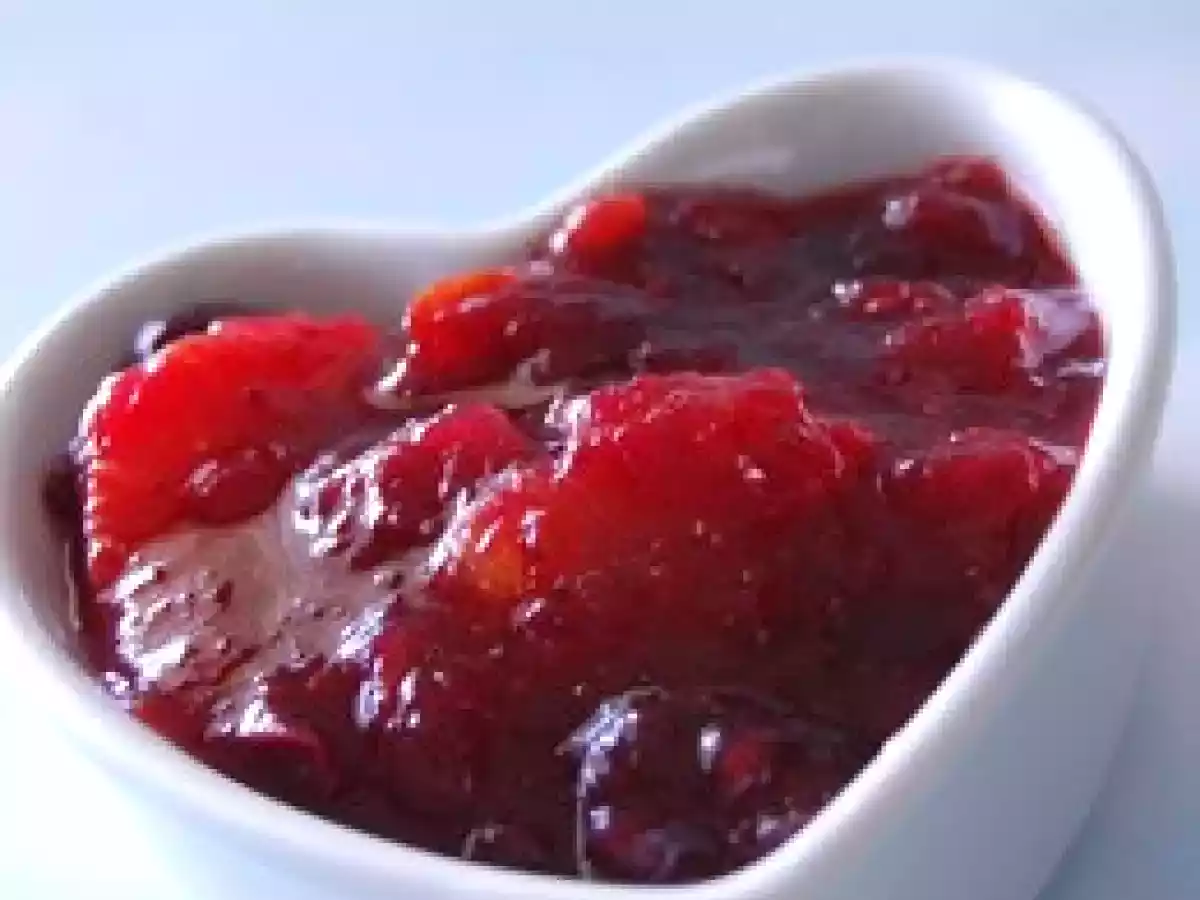 Gelée de canneberges à l'érable et à l'orange, et un p'tit coeur pour Lolotte - photo 3