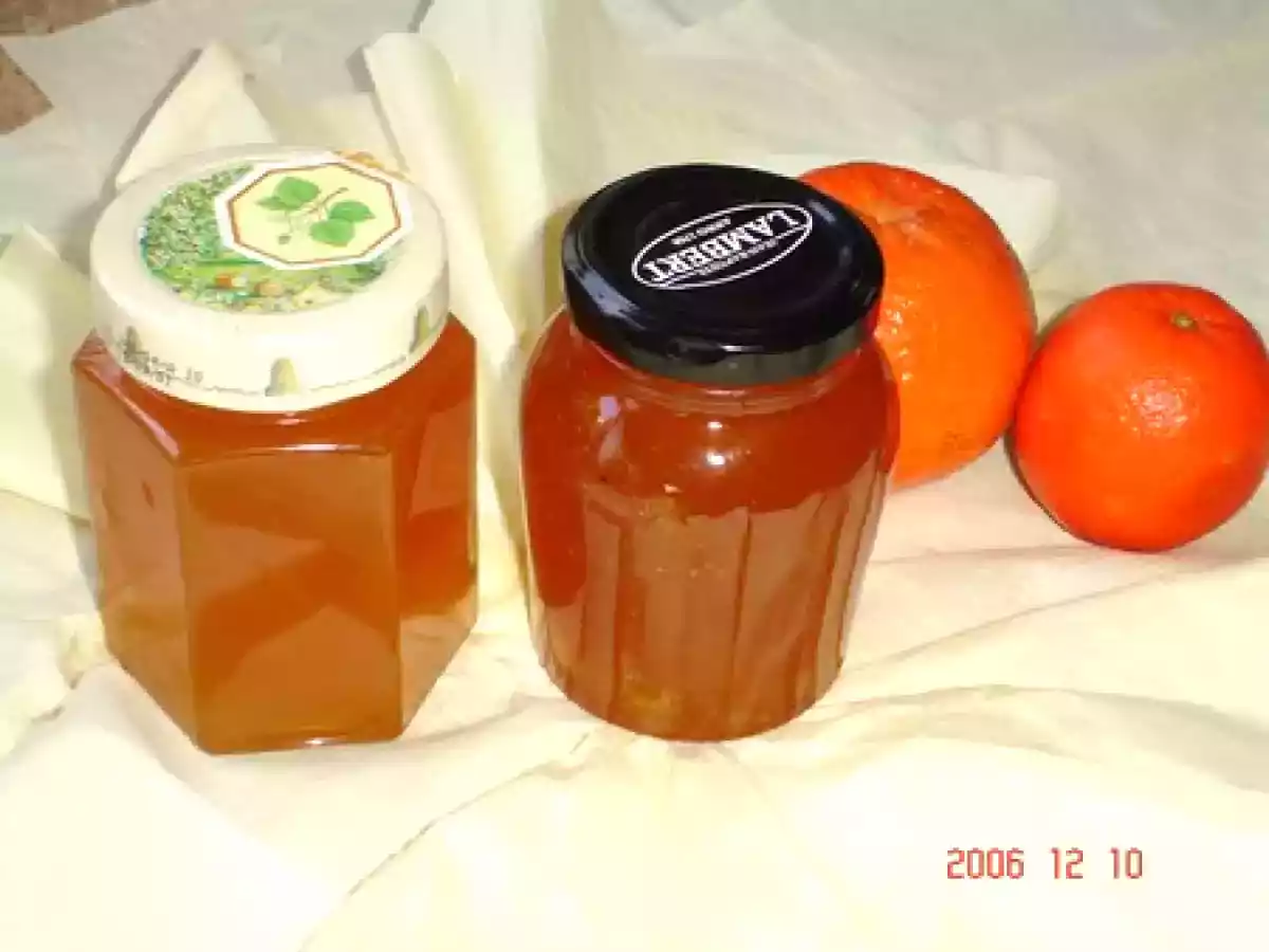 Gelée de mandarines aux épices