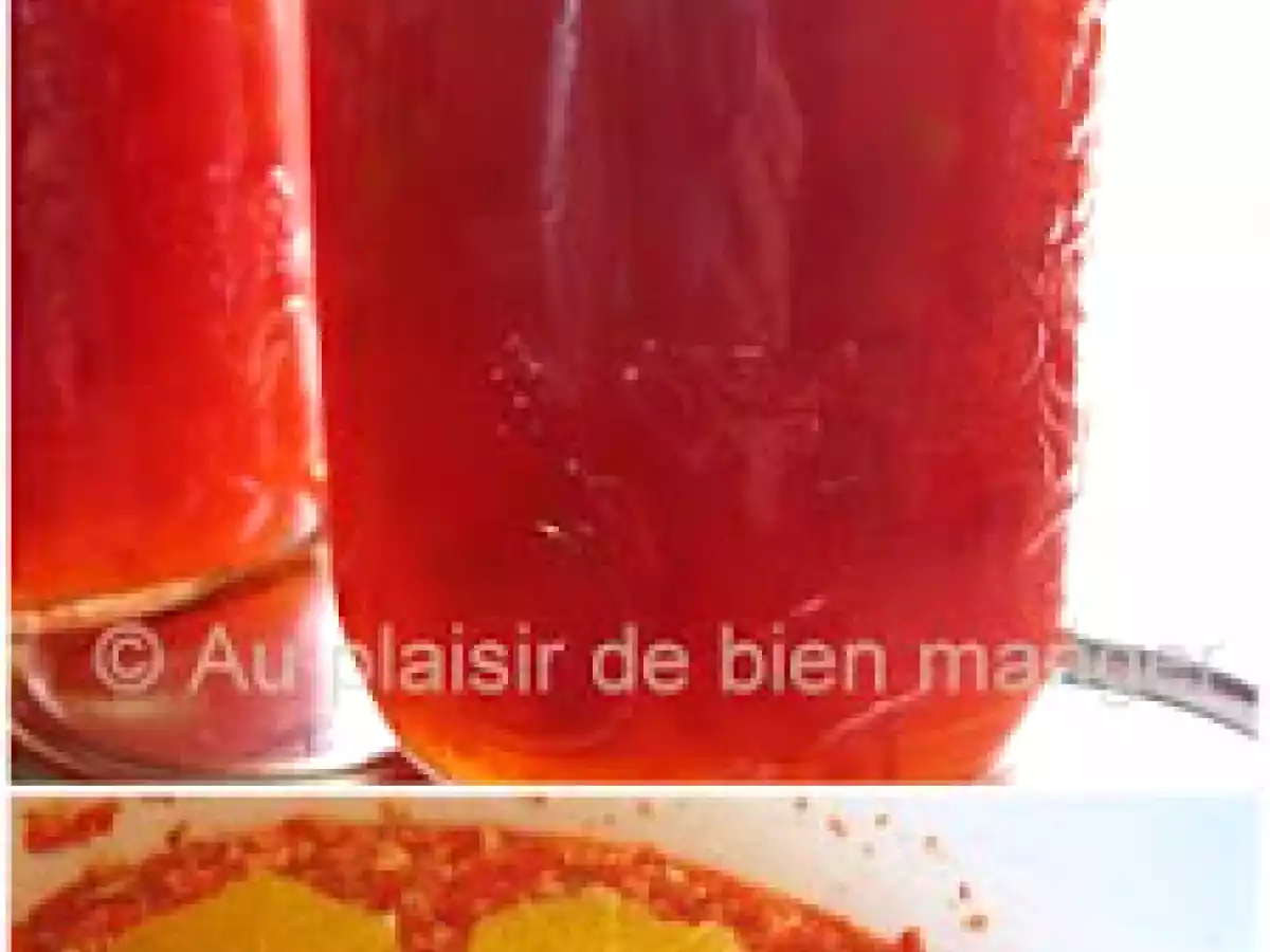 Gelée de piments rouges