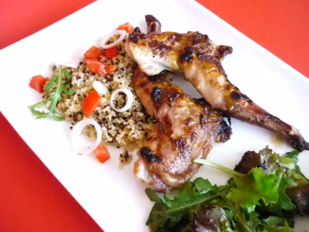 Gigolettes de lapin aux 4 épices. WW 2.5 POINTS