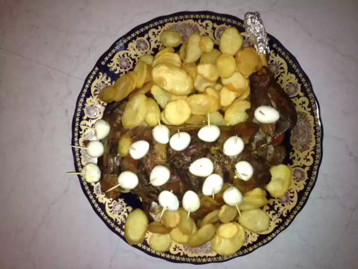 Gigot d'agneau a la marocaine