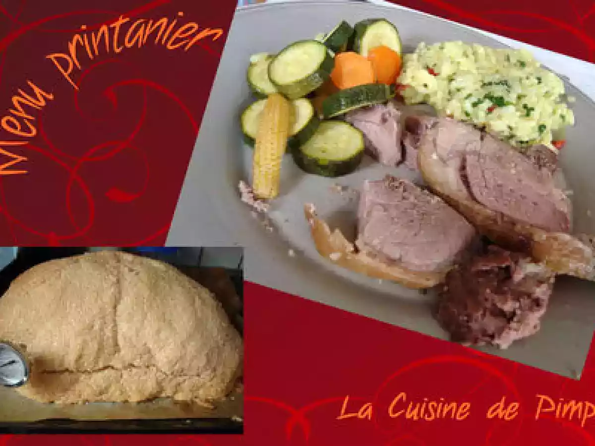 Gigot d'agneau en croûte de sel