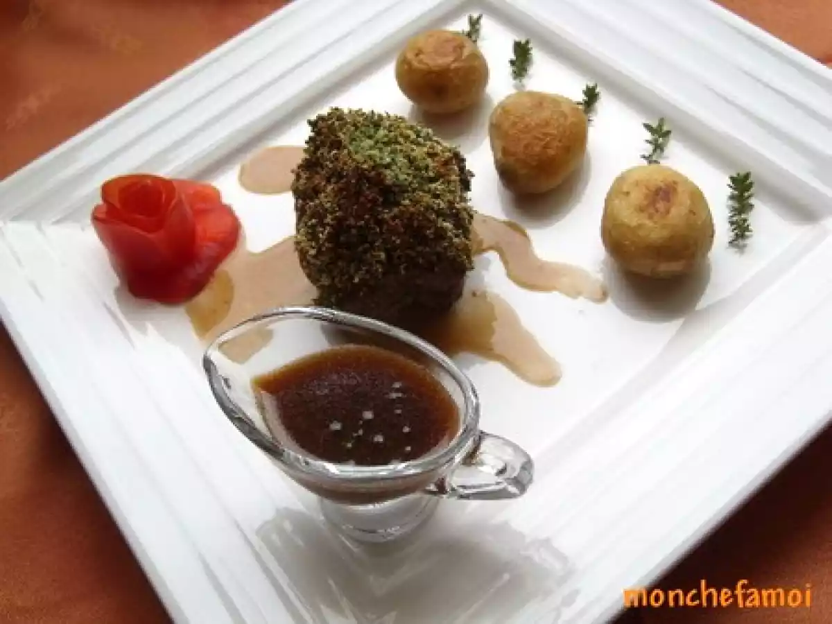 Gigotin d'Agneau Rôti en persillade, jus à l'estragon - photo 2