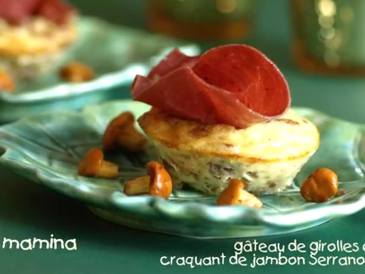 Girolles... flan ou gâteau de girolles