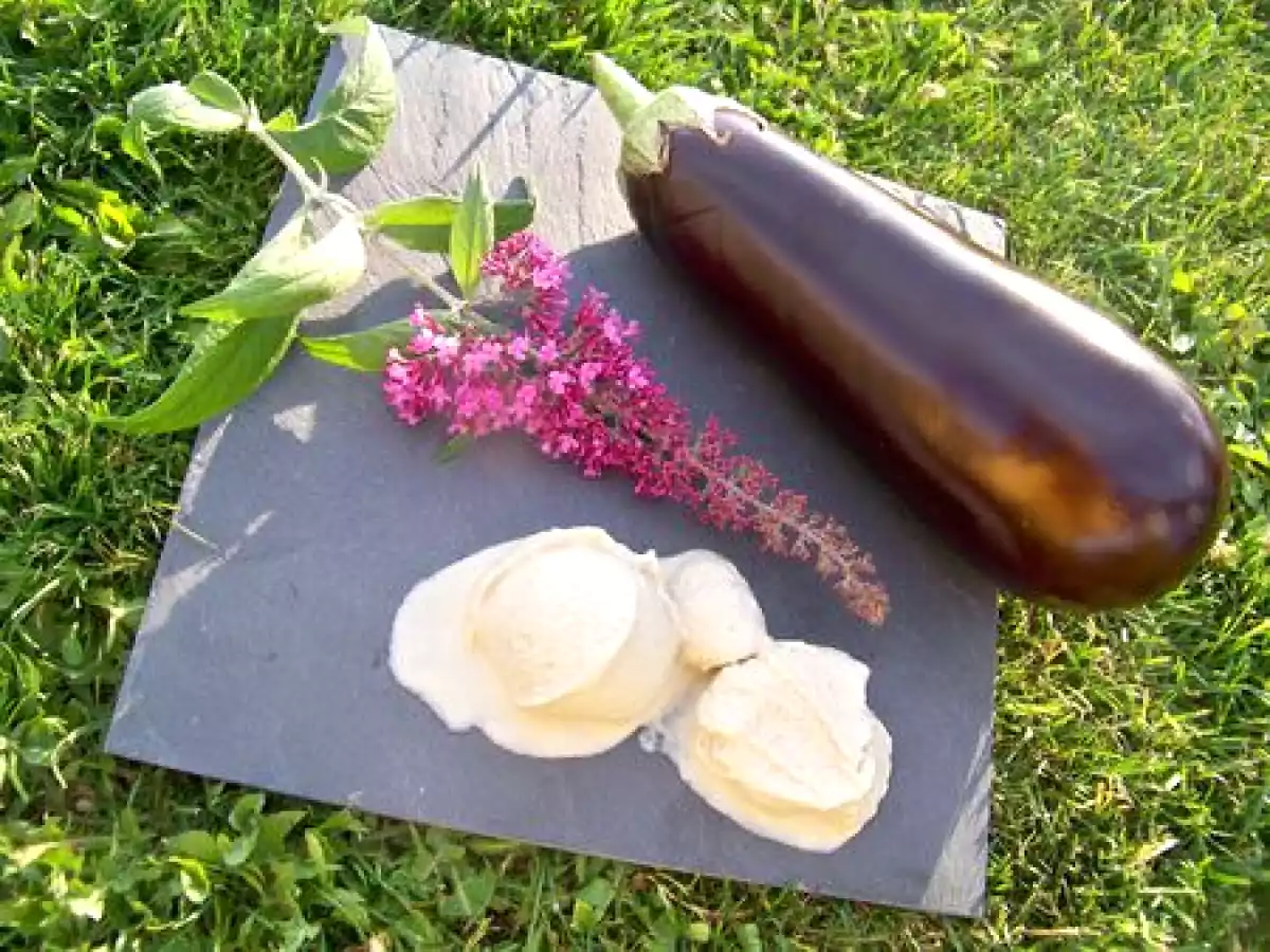 Glace a l'aubergine et a l'huile d'olive - photo 2