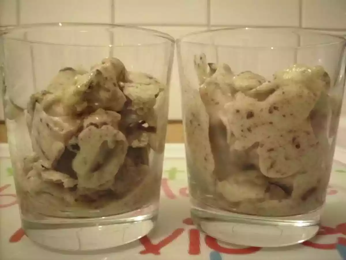 Glace à la banane, sans sorbetière d'Eryn