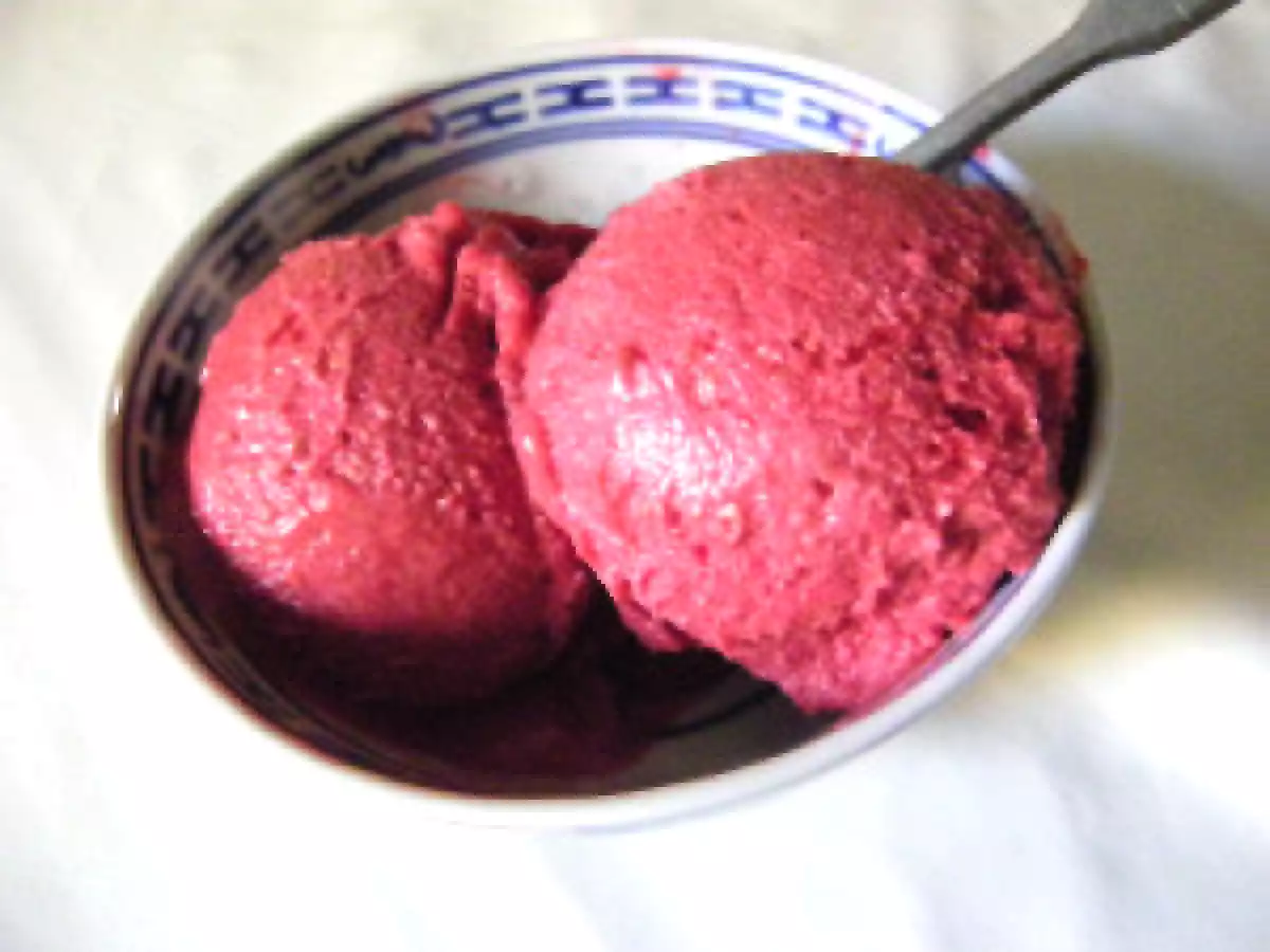 Glace à la Framboise? ma glace maison Alsa