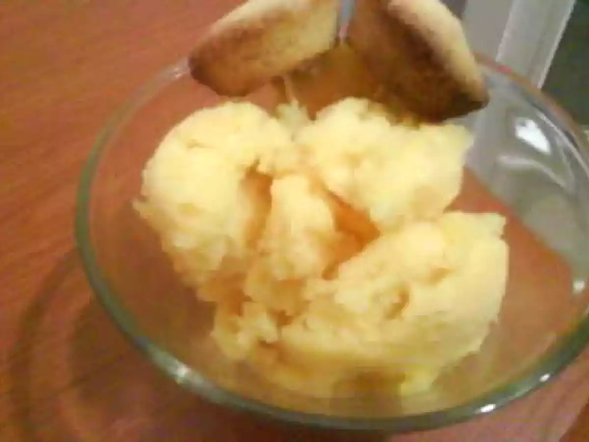 Glace à la mandarine