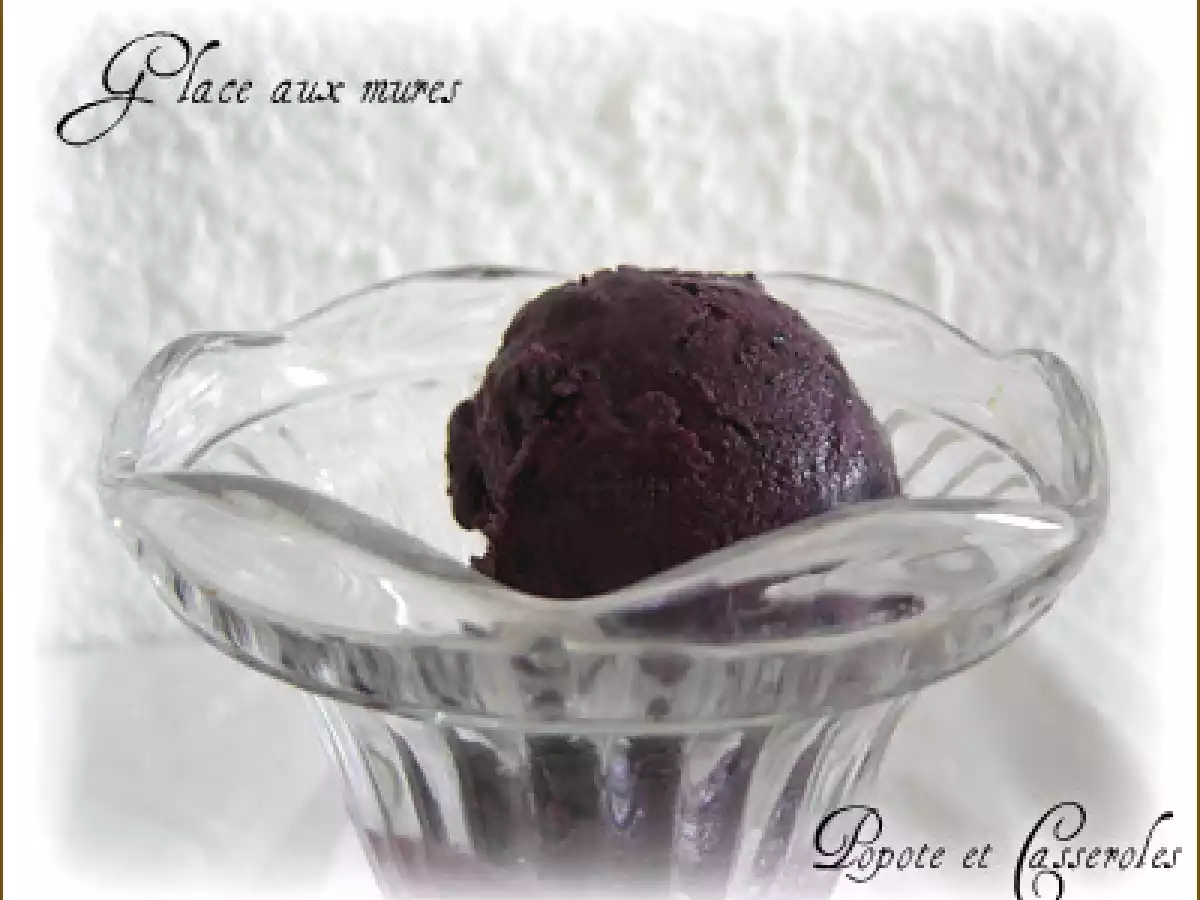 Glace à la mûre - photo 2