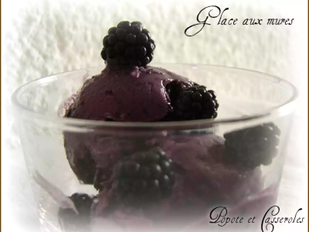 Glace à la mûre - photo 3