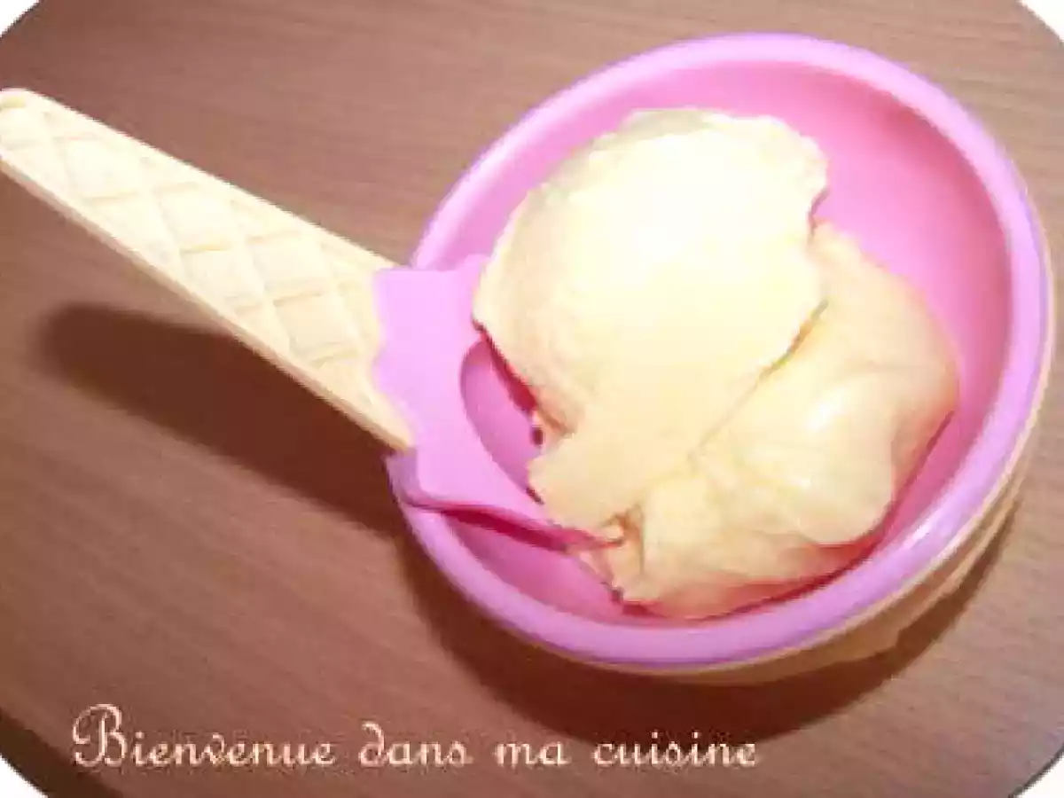 Glace à la pêche