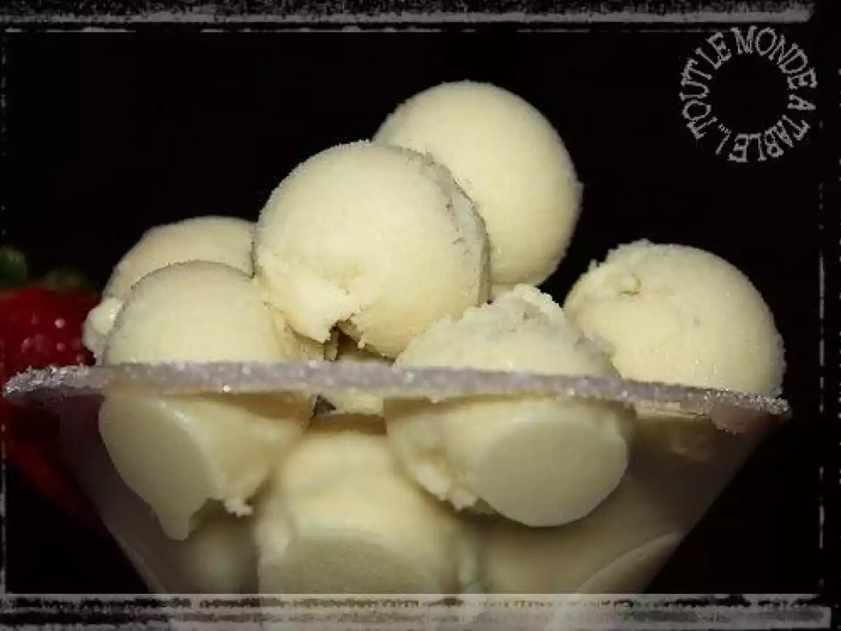 Glace à la rhubarbe et trou normand original - photo 3