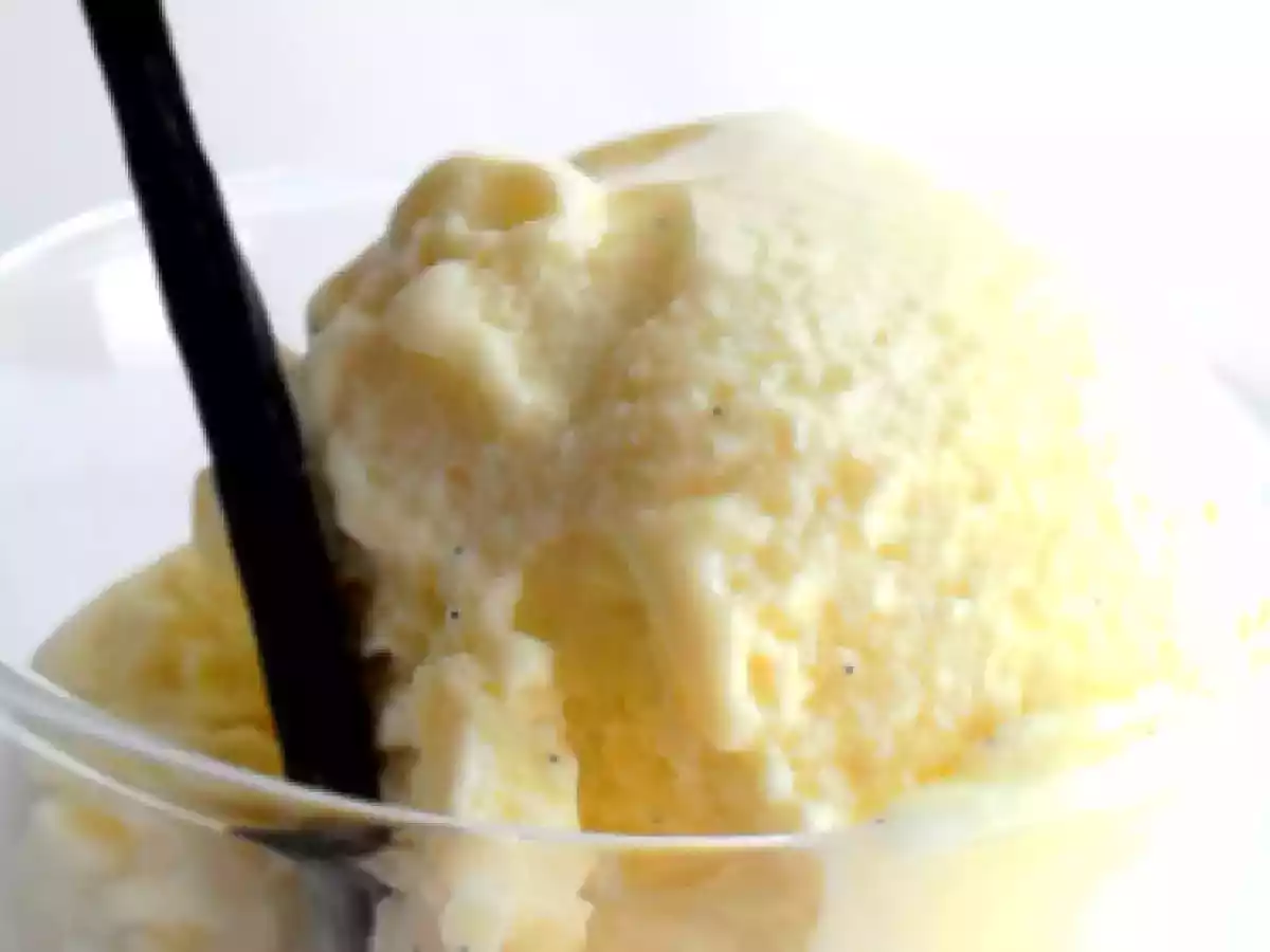 Glace à la Vanille toute simple