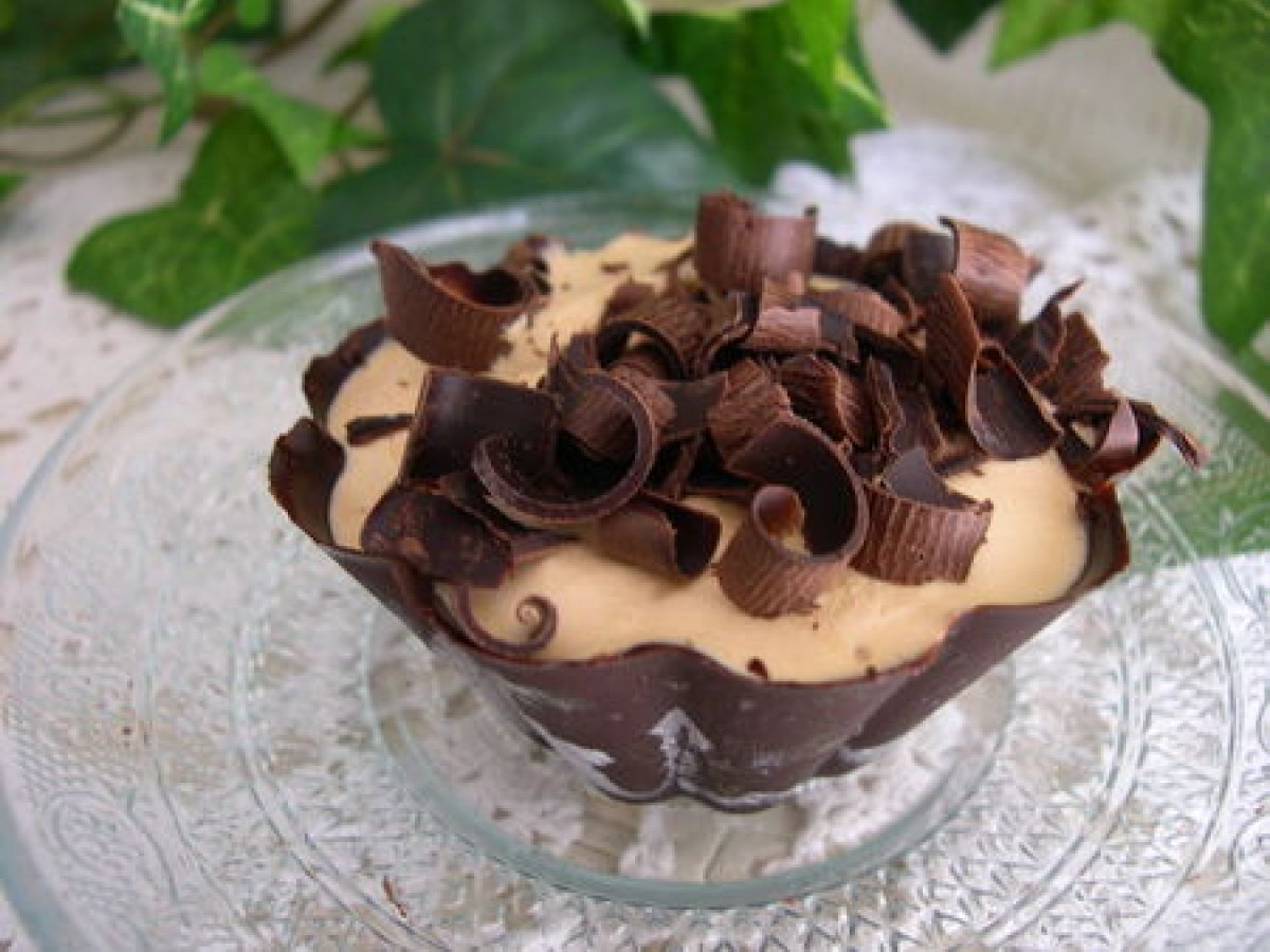 Glace After Eight Parve Glace Au Caramel Et Glace Chocolat Recette Ptitchef