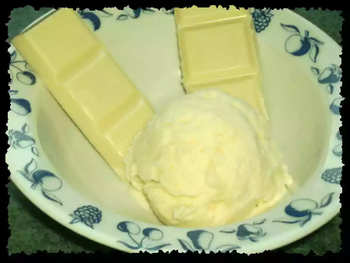 GLACE AU CHOCOLAT BLANC