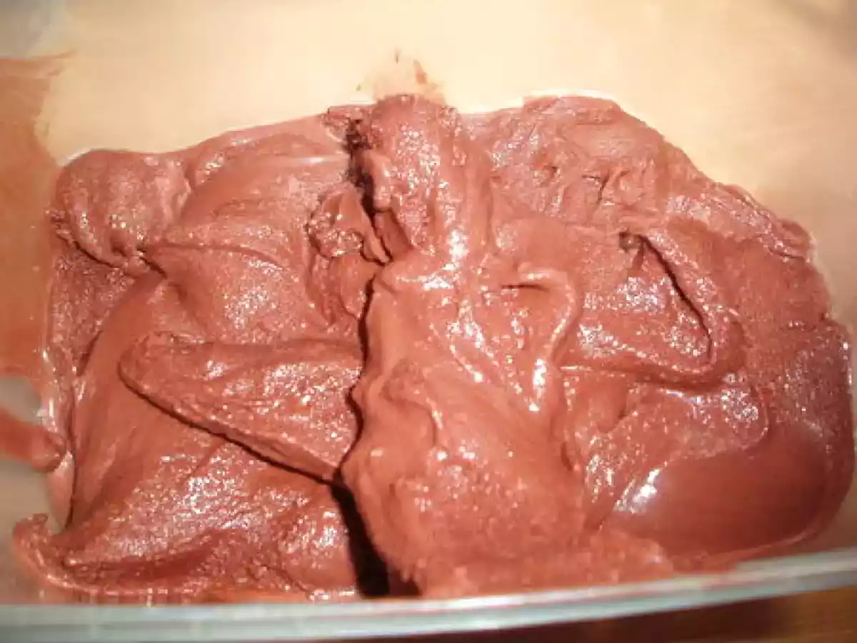 Glace au chocolat version soja