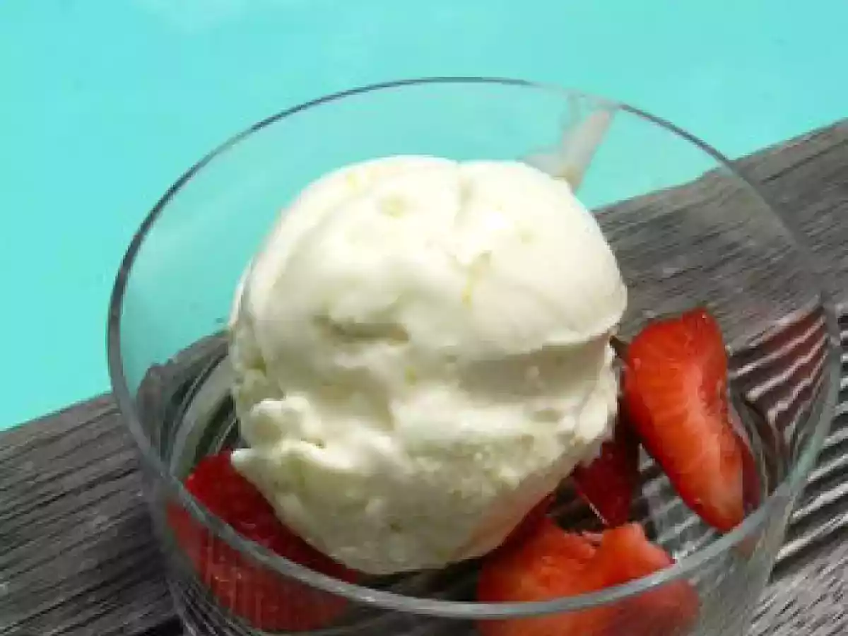 Glace au citron onctueuse