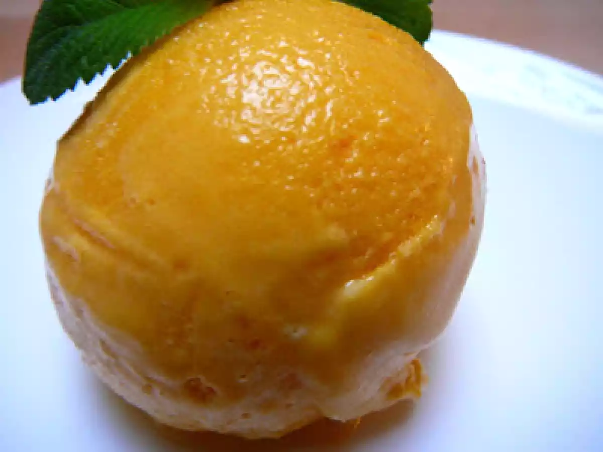 Glace au lassi de mangues