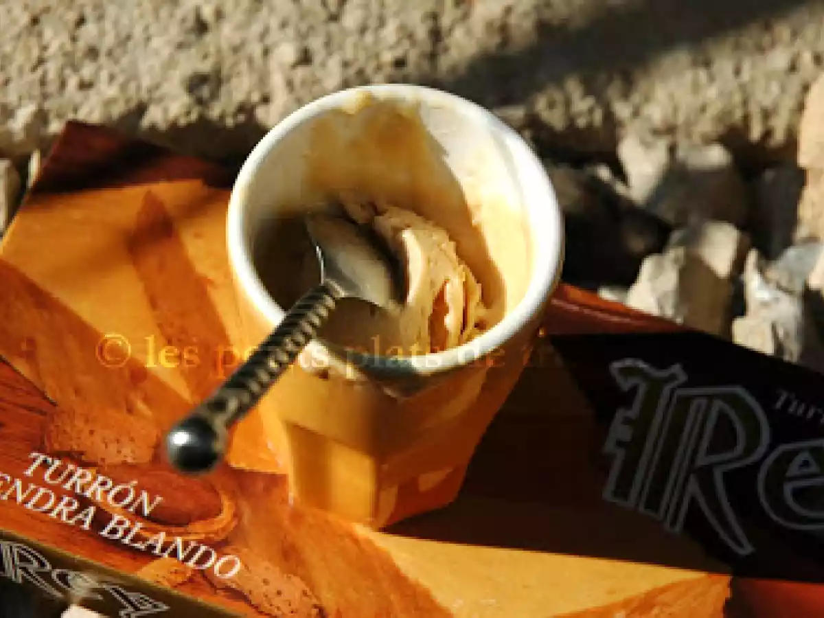 Glace au turron (sans crème anglaise) - photo 2