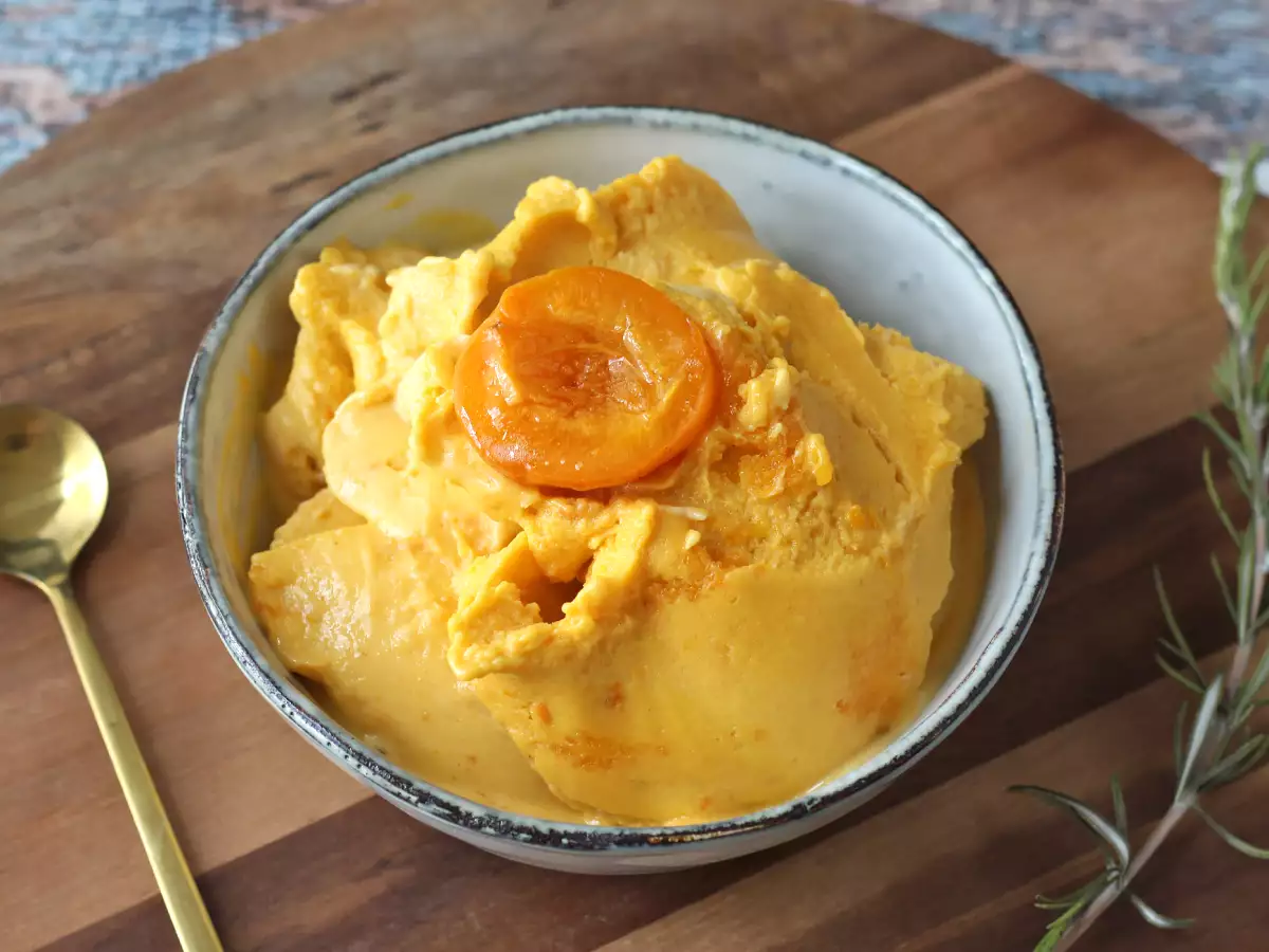Glace aux abricots rôtis avec la Ninja Creami - photo 2