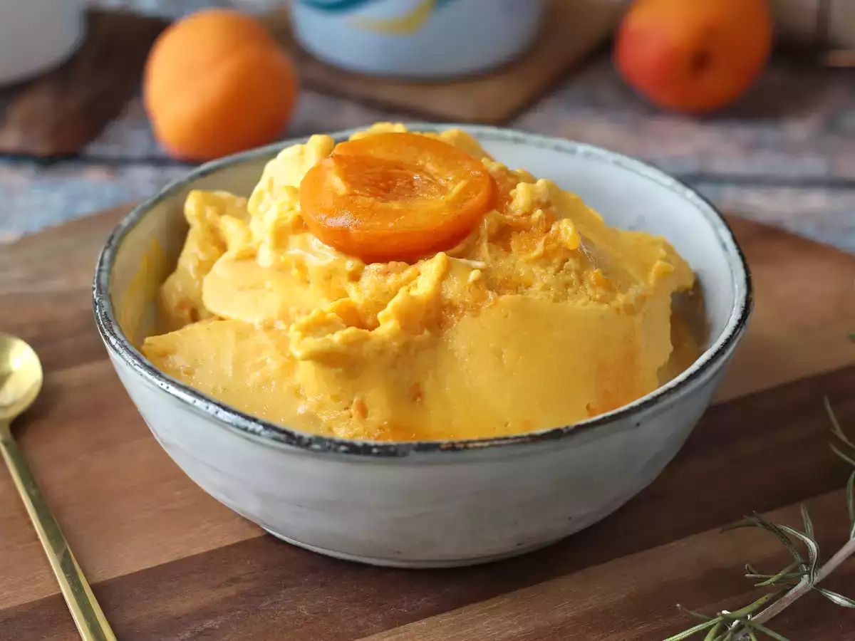 Glace aux abricots rôtis avec la Ninja Creami - photo 3