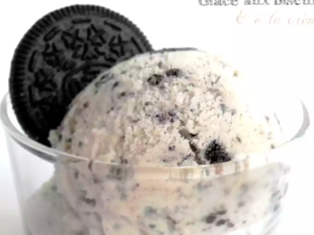 Glace aux Biscuits & à la Crème