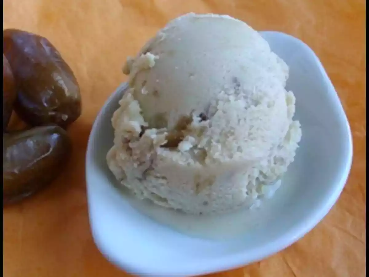 Glace aux dattes