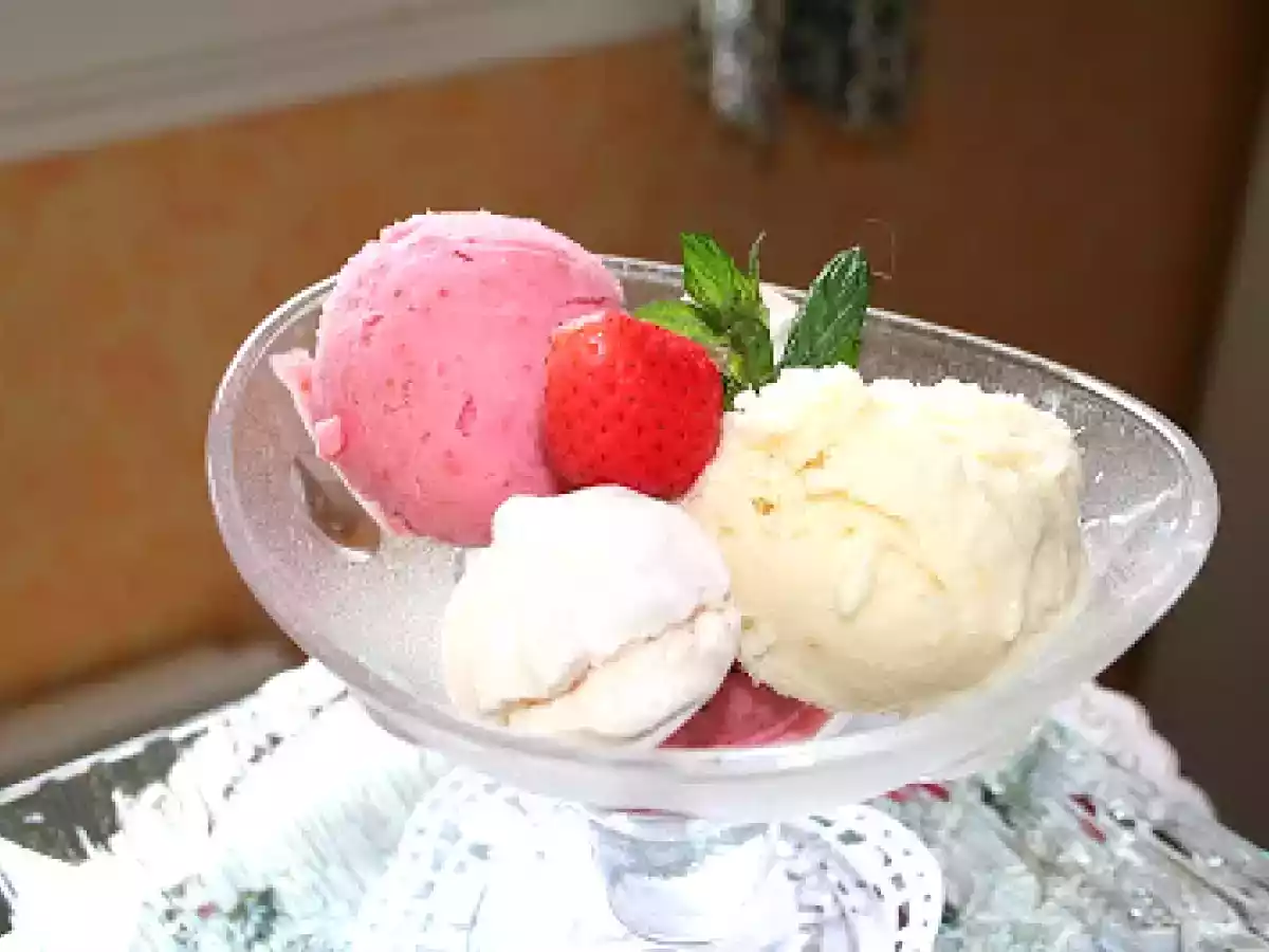 GLACE AUX FRAISES - GLACE FRUITS EXOTIQUES