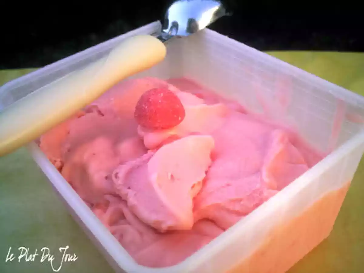 Glace aux fraises Tagada - photo 3