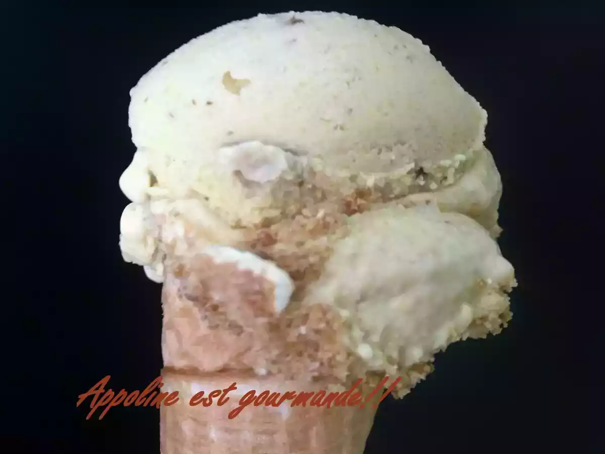 Glace aux petits beurres