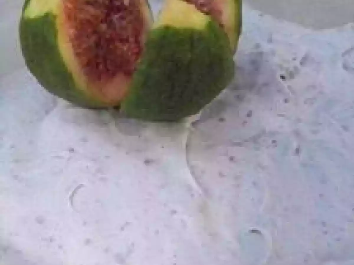 Glace figue & poivre de Sichuan (sans sorbetière)