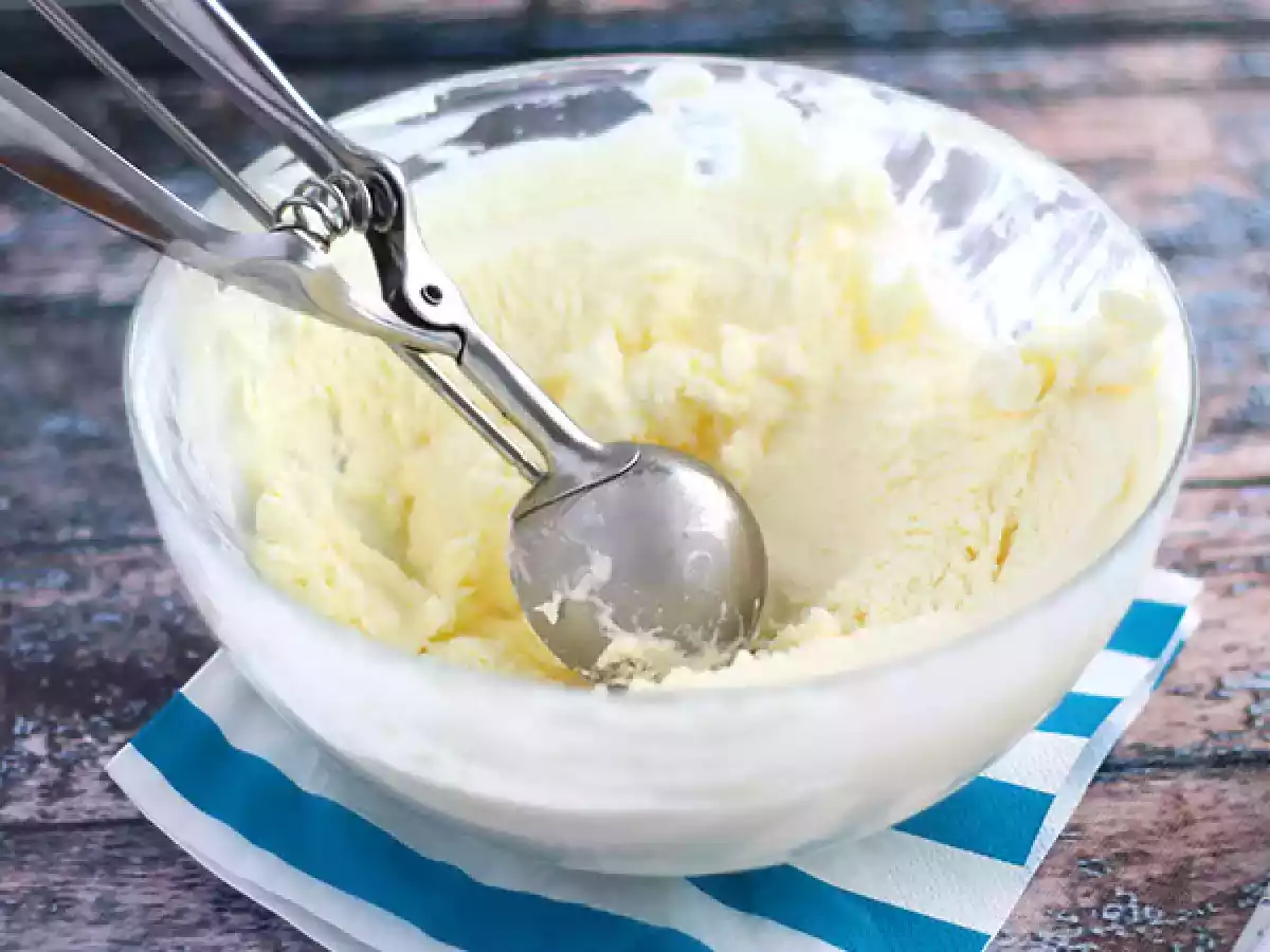 Glace maison sans sorbetière