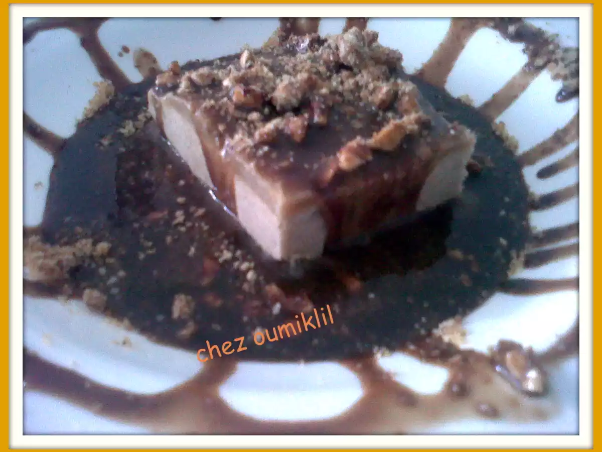 Glace semifreddo au café, sauce choco, amandes caramélisées - photo 2