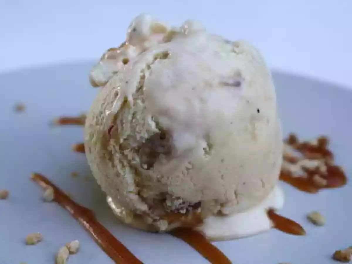 Glace Vanille, Noix de Pécan et Sauce Caramel à la Fleur de Sel - photo 2