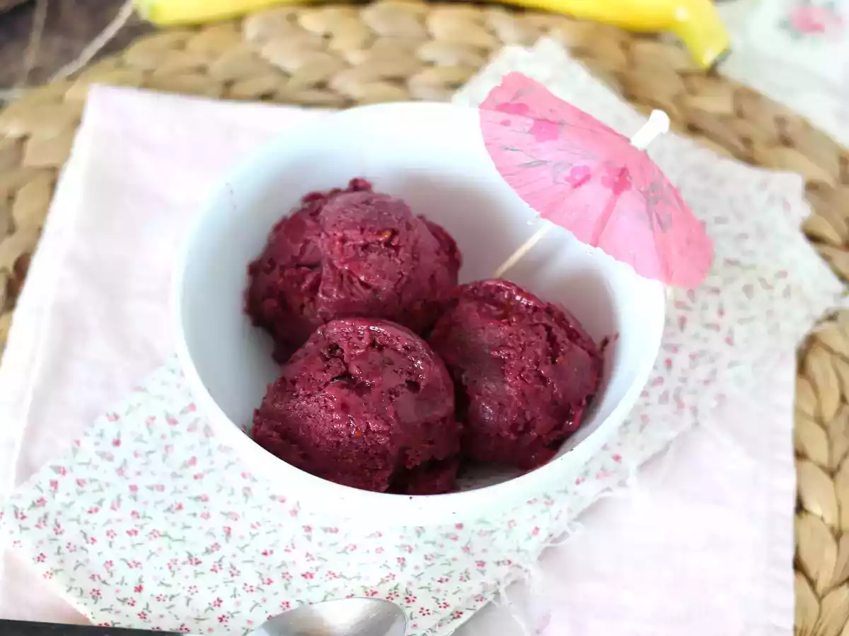 Glace vegan aux fruits rouges: la nice cream banana super facile à faire! - photo 4