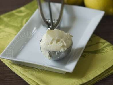 Glace yaourt et lemon curd (rapide et facile)
