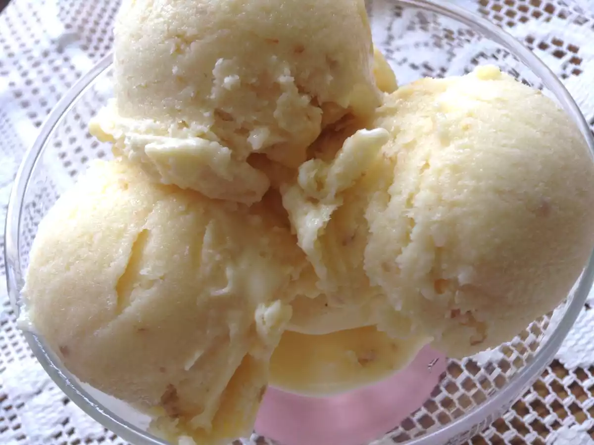 Glaces aux dattes goût vanille sans sorbetière