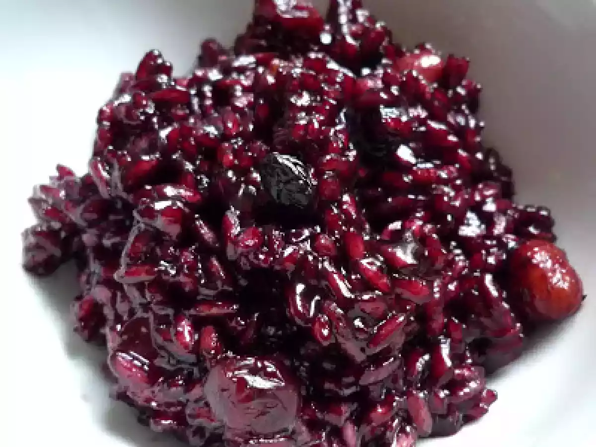 Glühwein- Risotto au vin chaud