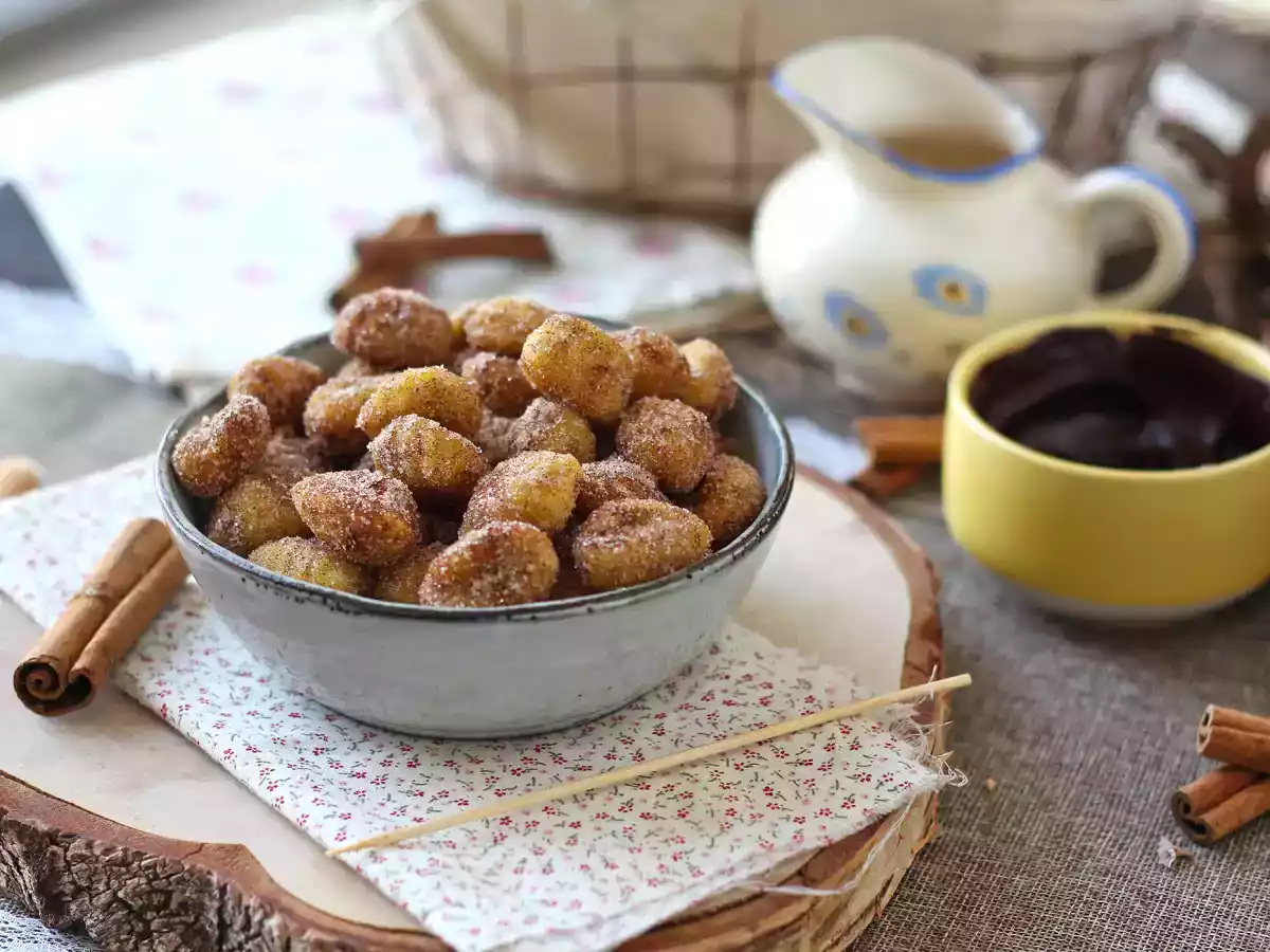 Gnocchi au airfryer: recette de dessert à la cannelle à picorer!