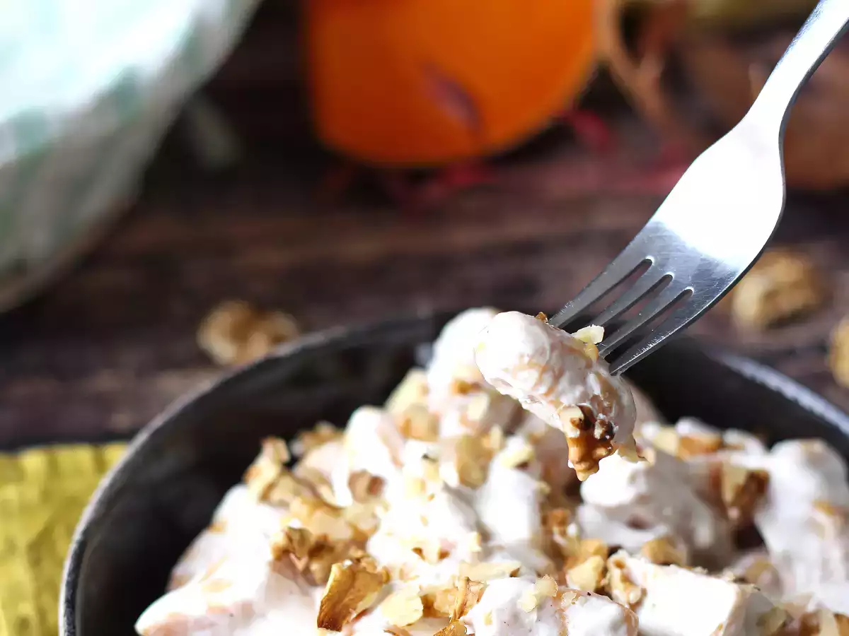 Gnocchi crémeux au potiron, fromage frais et noix - photo 2