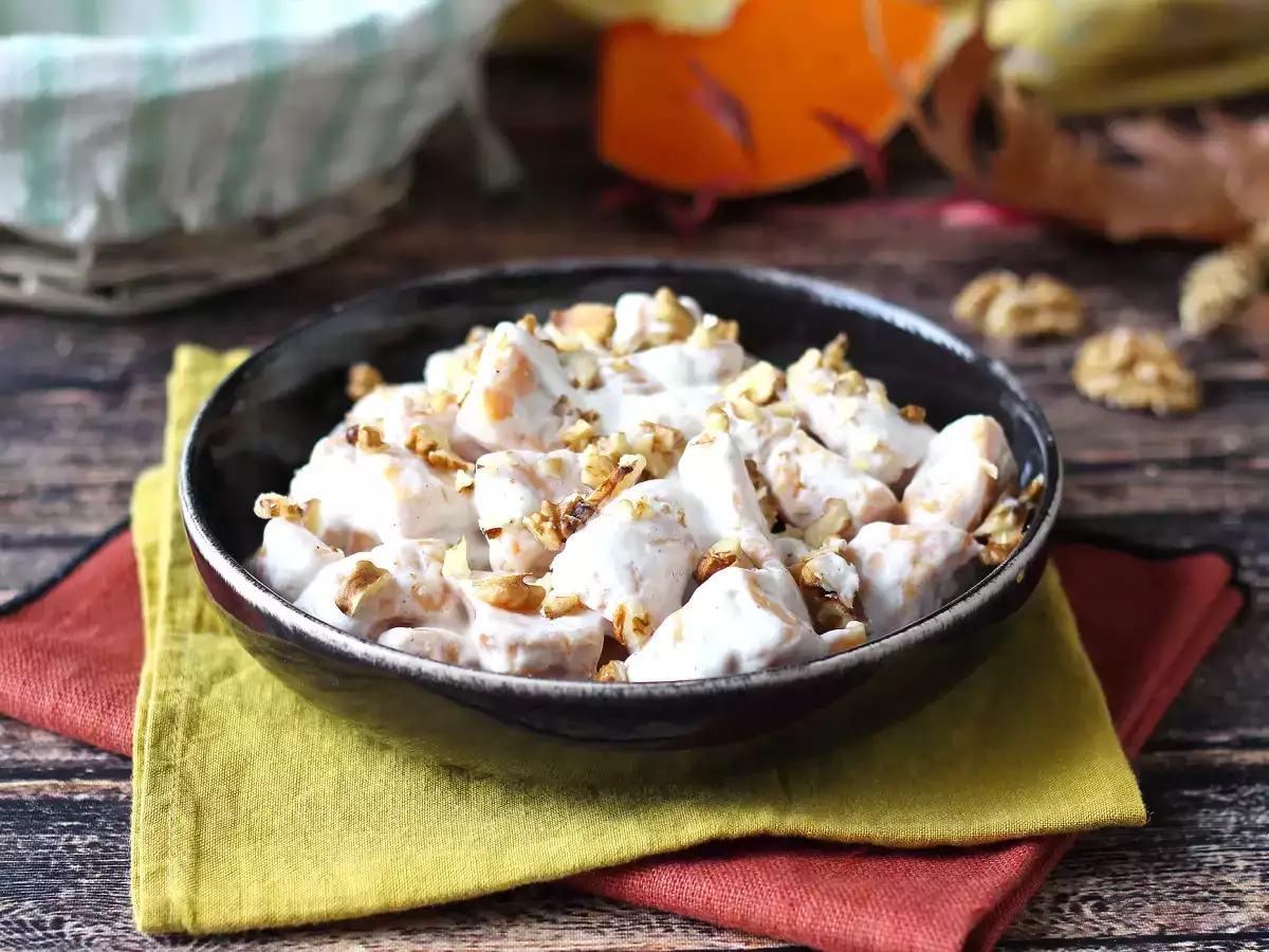 Gnocchi crémeux au potiron, fromage frais et noix - photo 6