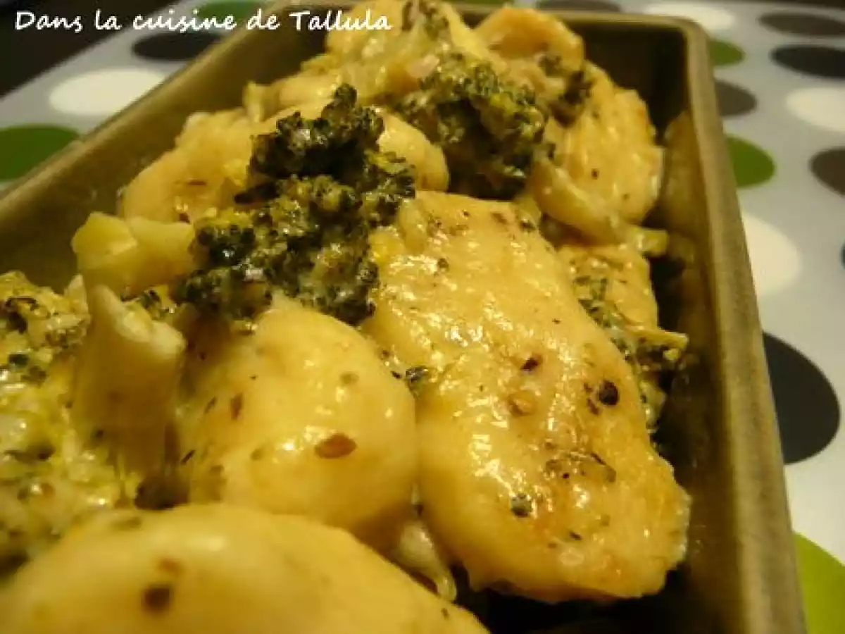 Gnocchi (maison) aux brocolis et crème de parmesan ou gorgonzola - photo 3