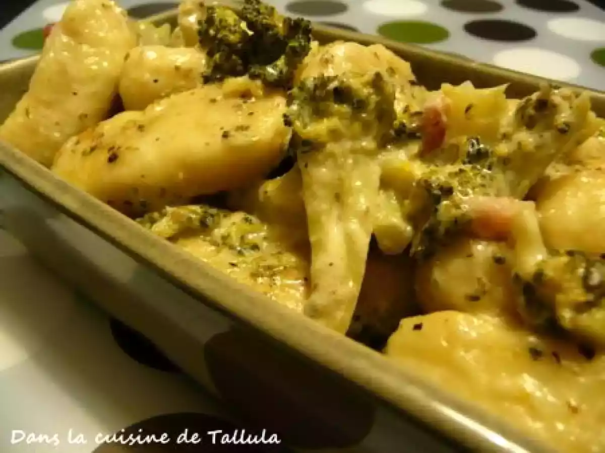 Gnocchi (maison) aux brocolis et crème de parmesan ou gorgonzola - photo 5