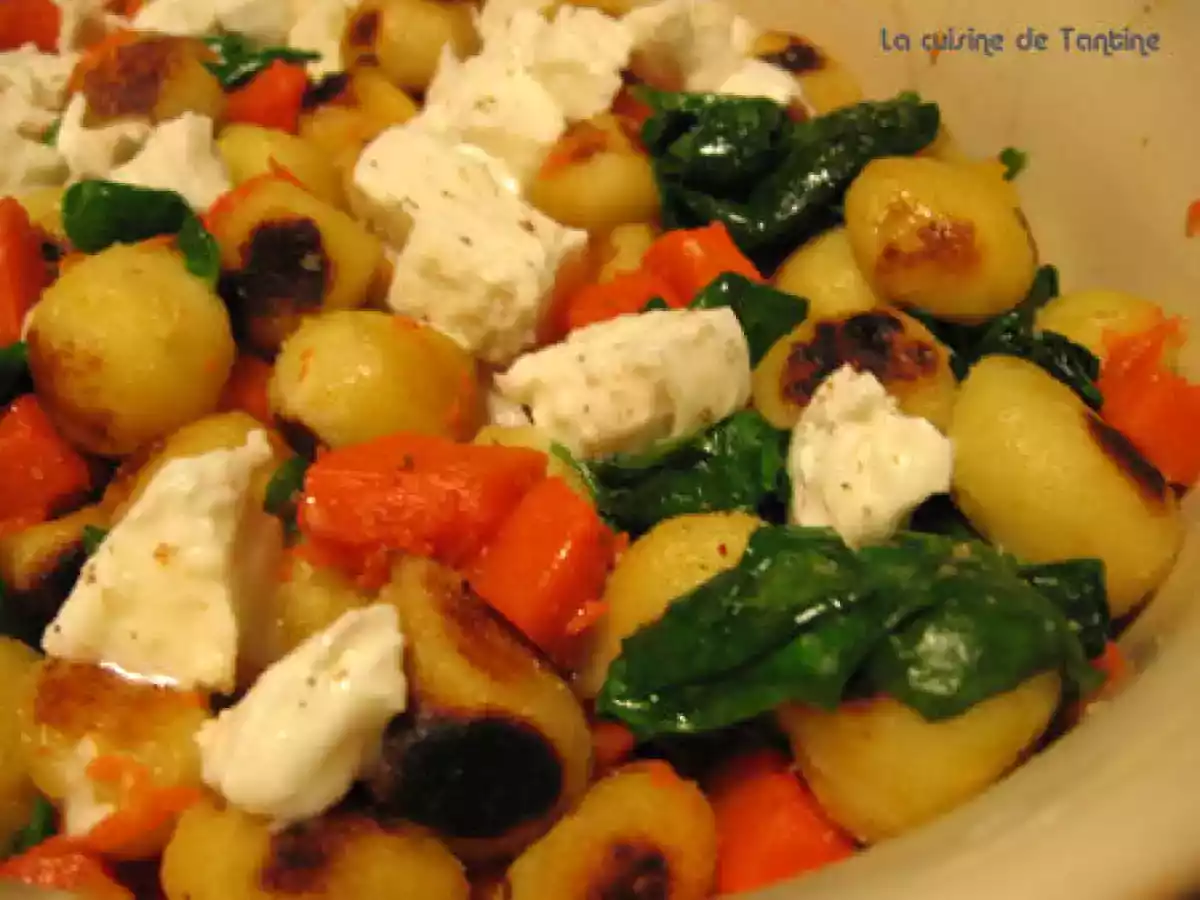 Gnocchis au potiron et aux épinards - photo 2